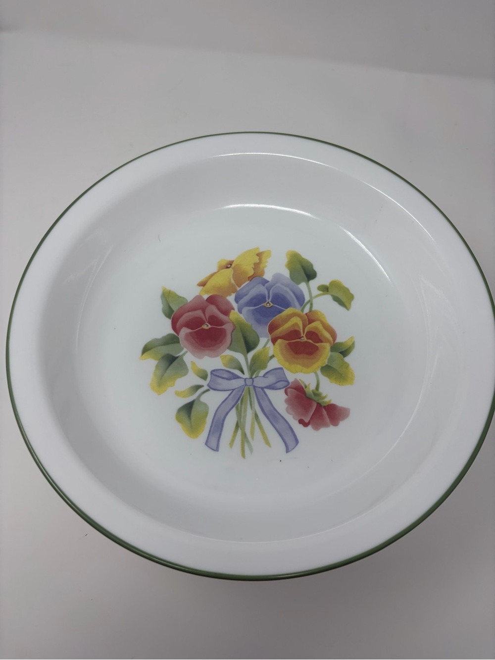 Corning Corelle SUMMER BLUSH 10” Pie Plate /Serving Dish